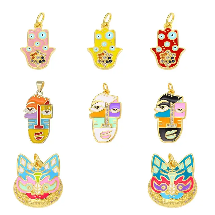 JUYA – breloques en émail pour la fabrication de bijoux