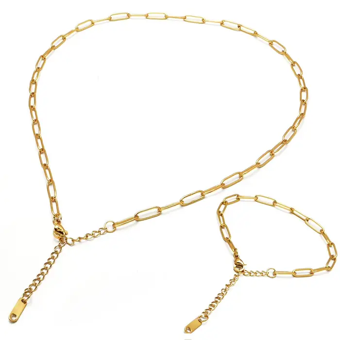 Chaîne dorée Moonrise pour femmes bracelet ou collier simple élégant pour offrir occasions spéciales
