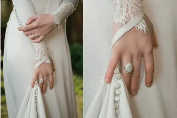 Authentique S925 en argent sterling serti de diamant Twilight Breaking Dawn Bella bague de fiançailles bijoux de mode cadeau