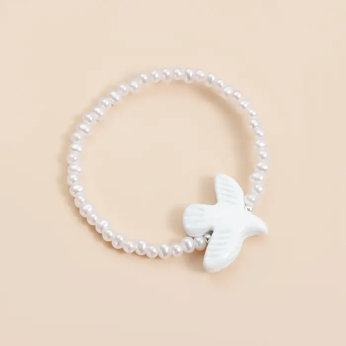 Collier et boucles d'oreilles en forme de colombe de la paix pour femmes