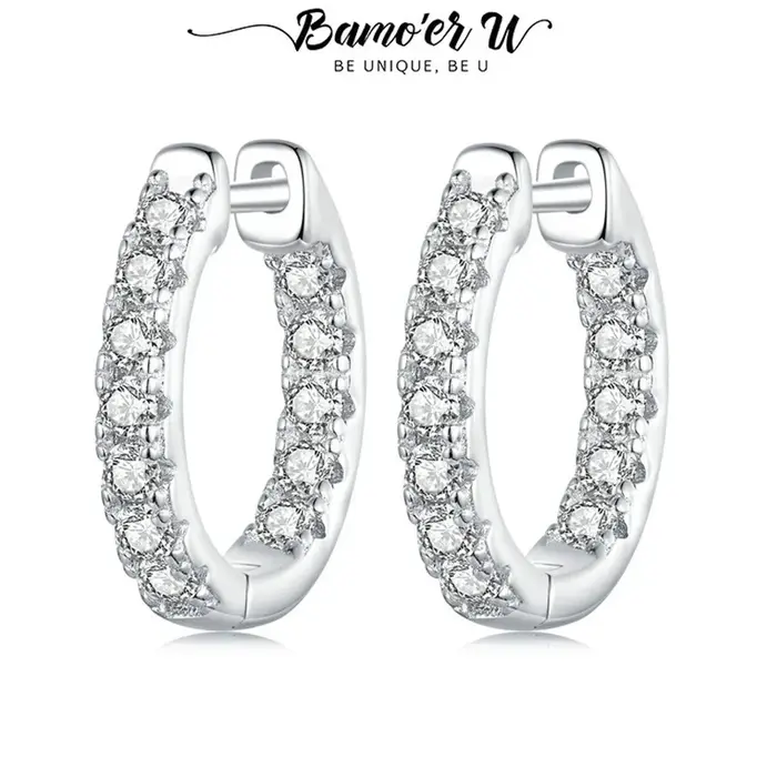 Bamoer – boucles d'oreilles en argent Sterling 925 pour femmes