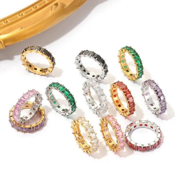 Bague en acier inoxydable pour femme