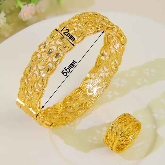Ensemble de bijoux de mariage de luxe algérie, plaqué or 21 carats, mode arabe, feuille de zircone, 