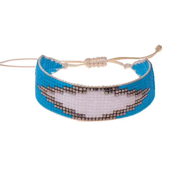 Bracelet amulette mauvais œil turc pour femmes