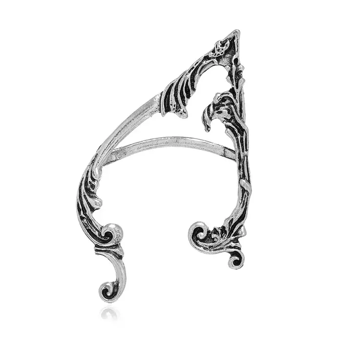 LENNIK Manchette d'oreille irrégulière vintage de style foncé