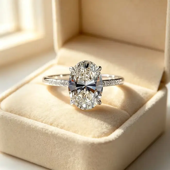 Bague ovale en argent Sterling 925 pour femmes, avec CZ brillant, exquise, simple, pour mariage, fiançailles, fête, bijoux fins, offre spéciale