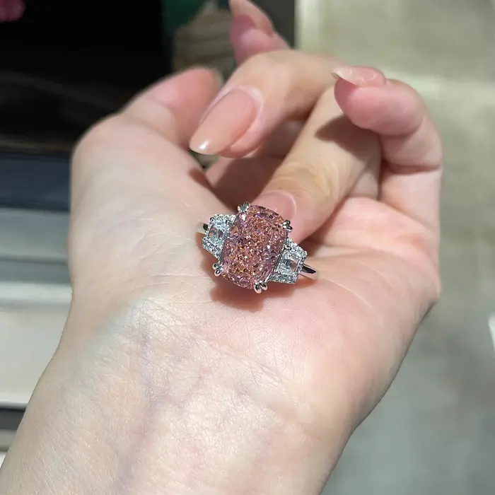 Huitan – ensemble de bagues exquises pour femmes, accessoires de luxe à la mode en zircone brillante