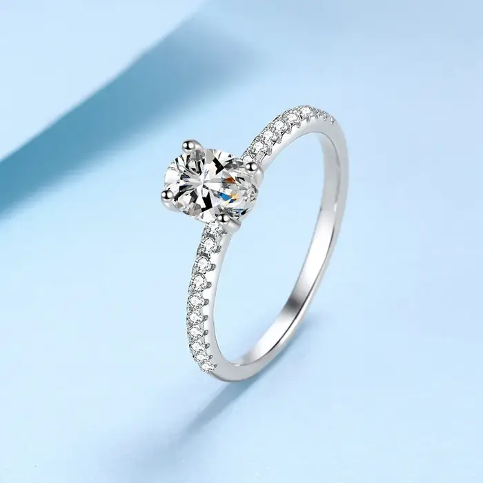 Bague en argent sterling BR S925 pour femmes
