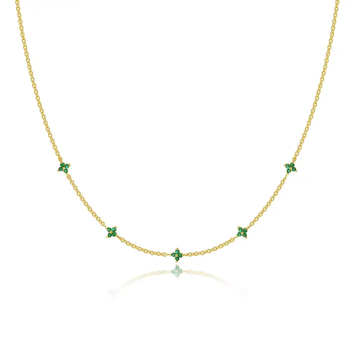 Collier de fleurs bleues en cristal plaqué or pour femmes, bijoux de mode élégants, cadeaux pour anniversaire et Saint-Valentin, collier ras du cou, nouveau modèle