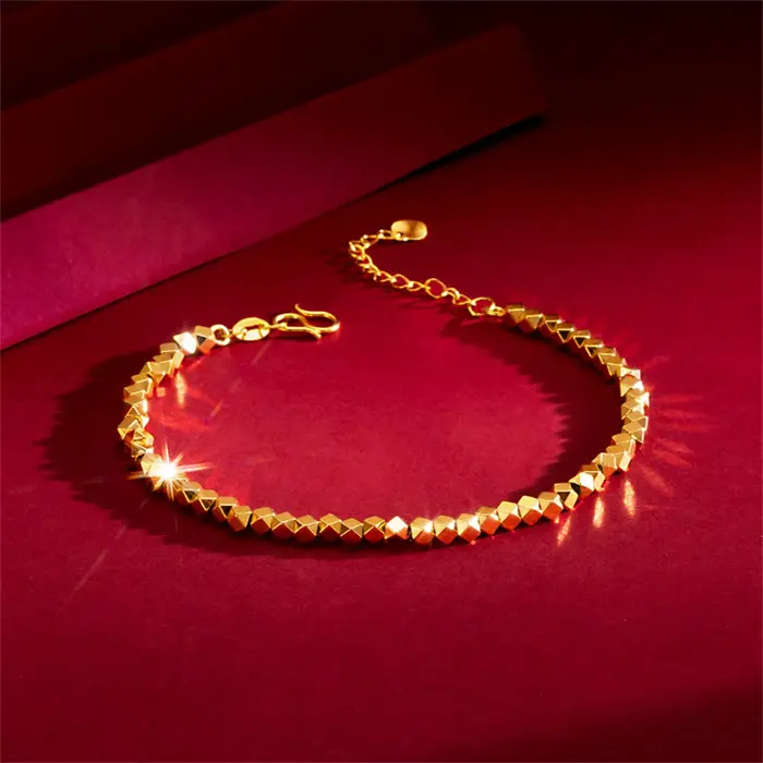 Bracelets de main perlés géométriques pour femmes, accessoires de bijoux de carillon, cadeaux de fêt