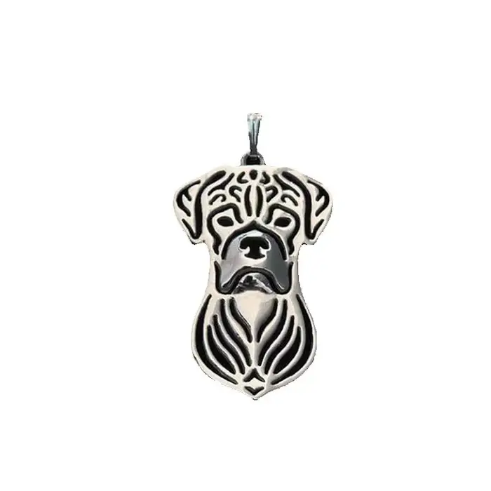 Pendentifs bijoux boxeur en métal pour femmes