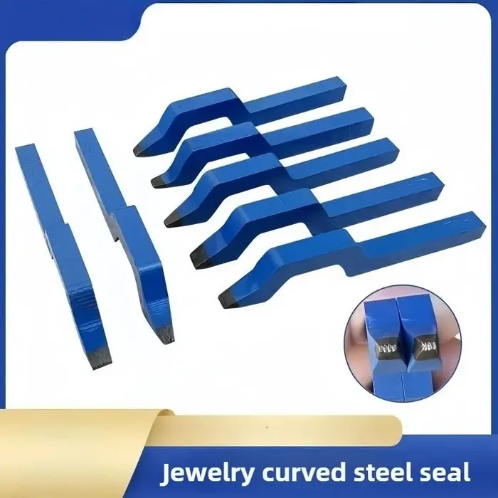 Ensemble de poinçons métalliques pour marquage de bijoux en or et argent, outils d'estampage pour artisanat et pièces de monnaie occassions spéciales