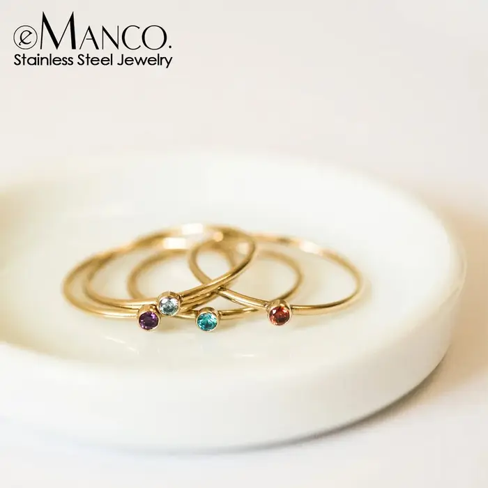 Bague de couple personnalisable en acier inoxydable avec strass pour femmes, alliances de mariage, bijoux hip-hop élégants pour toutes occasions