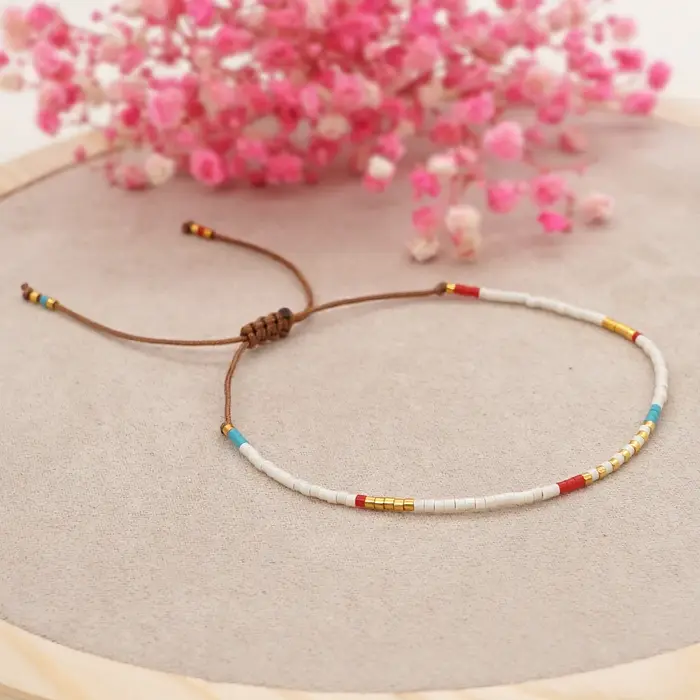 Go2Boho-Bracelet en perles pour femmes, bijoux en ULajustable