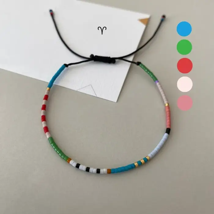 Bracelet en perles Y2K multicolore à la mode pour femmes occasions spéciales soirée anniversaire mariage cadeau