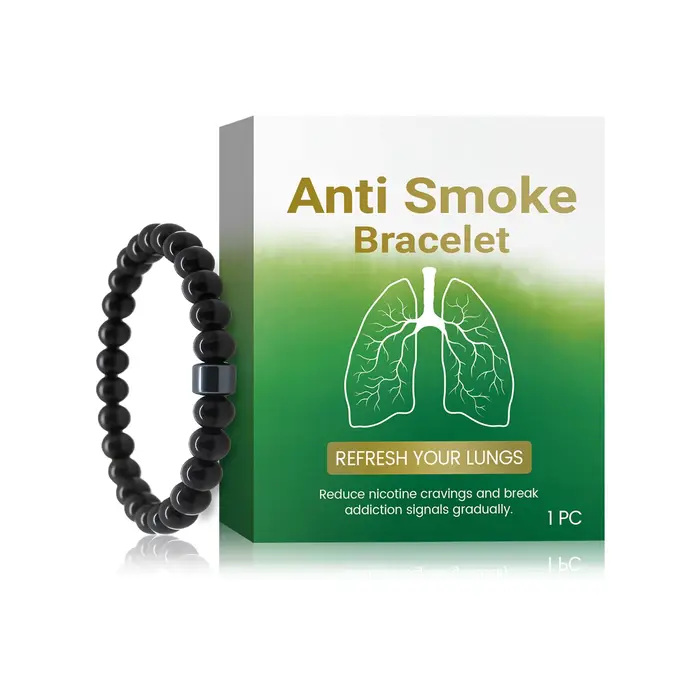 Décit de fumer Bracelet contrôle fumer dissiper dépendance Anti anxiété poumon détox nettoyage fumée