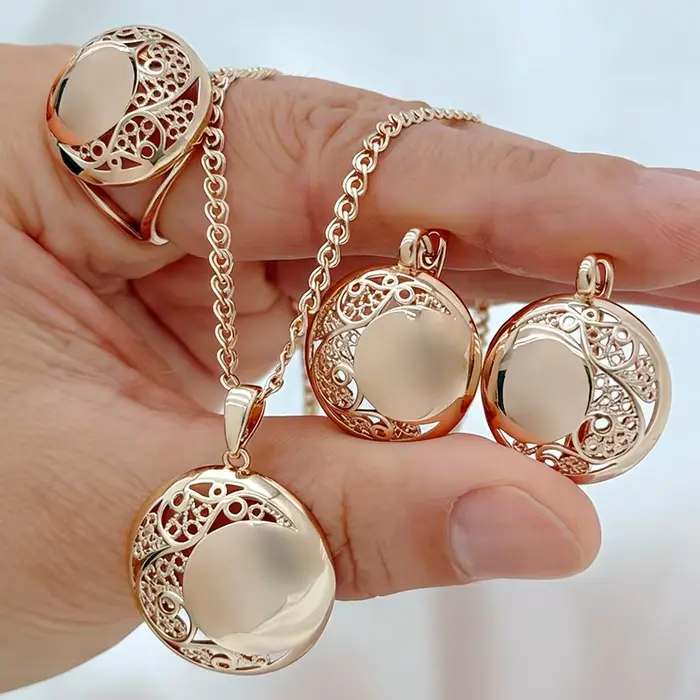 Kinel – ensemble de bijoux en Zircon naturel bleu brillant pour femmes, bague, boucles d'oreilles, c