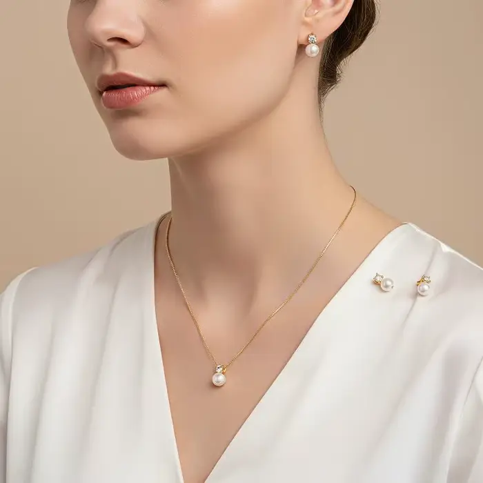 Bijoux en fausses perles pour femmes, style français, luxe discret, adaptés à un usage quotidien, aux fêtes, aux banquets, cadeau parfait