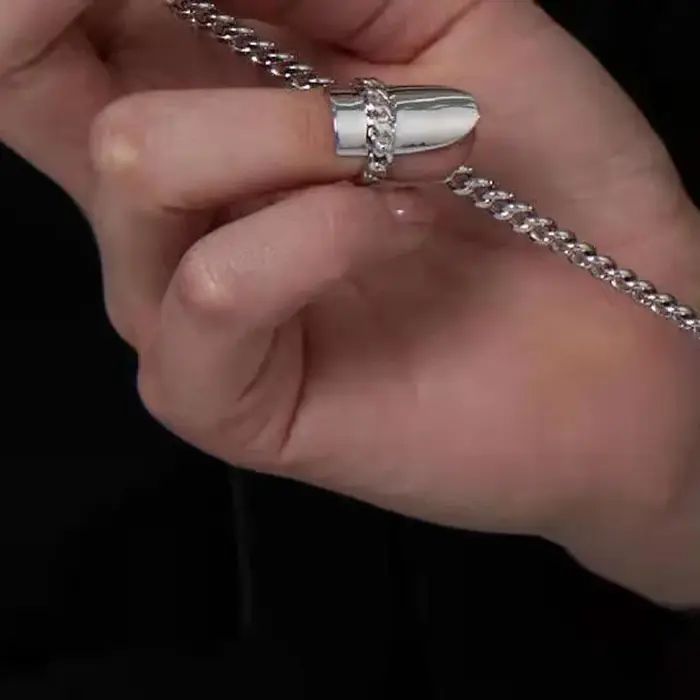 Bague à Ongles Ouverte Créative pour Femme