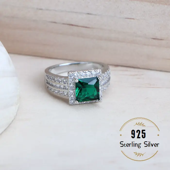 Ensemble de bijoux de mariée en argent 925