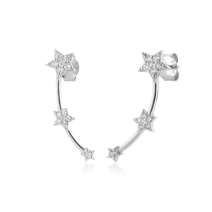ANDYWEN-Boucles d'Oreilles en Argent Sterling 925 et Or pour Femme, Bijoux Fins, Clips, Piercing, Tr