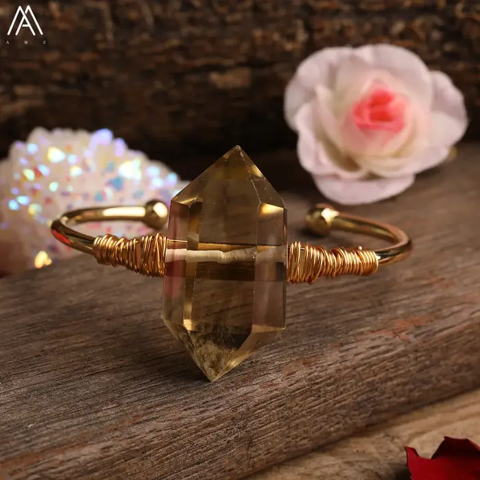 Bracelet en Citrines Quartz pour femmes