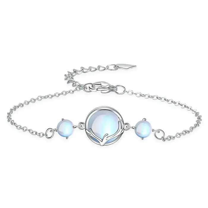 Charmant bracelet en argent sterling 925 avec zircon pour femme, bijou élégant pour mariage ou fête