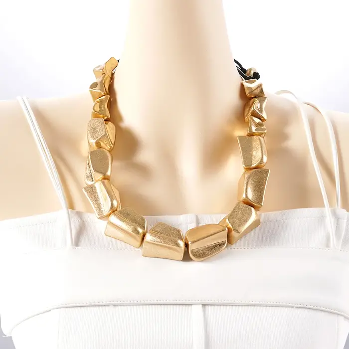 Chaîne de clavicule WEALTHYBOO ajustable en métal avec tracker d'humeur pour femmes, pour occasions spéciales et mode bohème