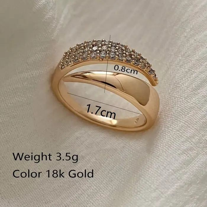 Nwe – bagues de soleil plaquées or 18 carats pour femmes, en acier inoxydable, pierre naturelle incr