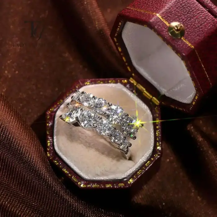 Bagues en moissanite pour femmes