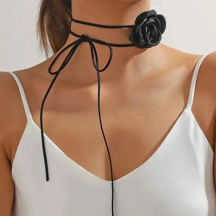 Collier ras du cou en Imitation de perles pour femmes