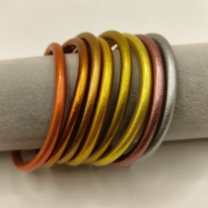 Bracelets Boho personnalisés à paillettes douces en silicone pour femmes, ensemble de bracelets à brins en gelée brillante pour filles, occasion spéciale, cadeau romantique