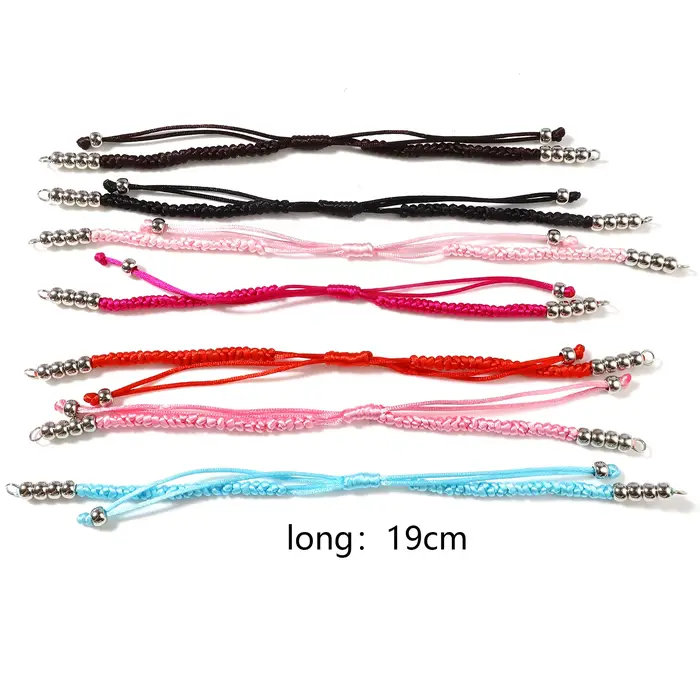 Bracelets tressés en polyester