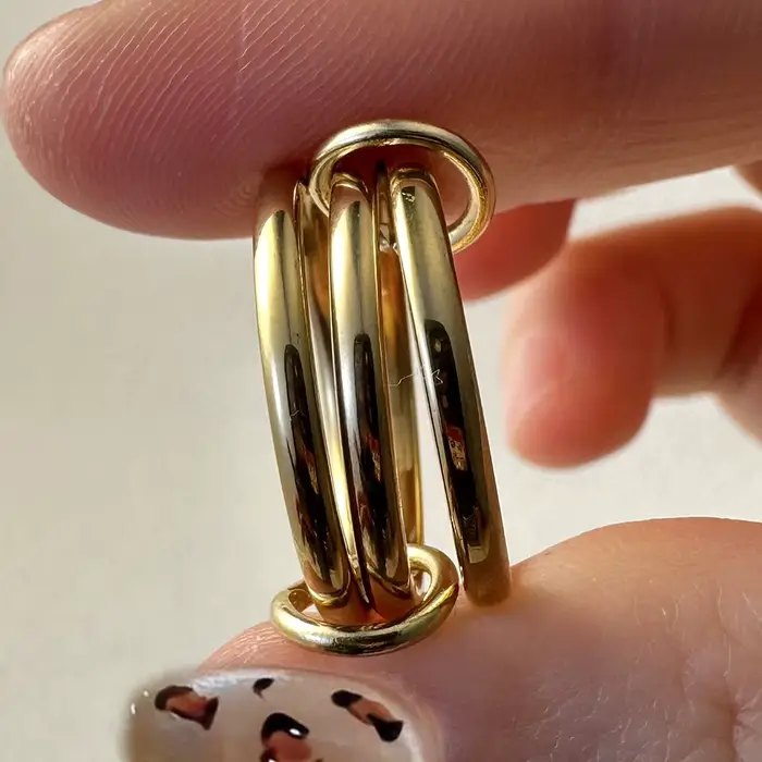 Anneaux empilables imbriqués pour femmes