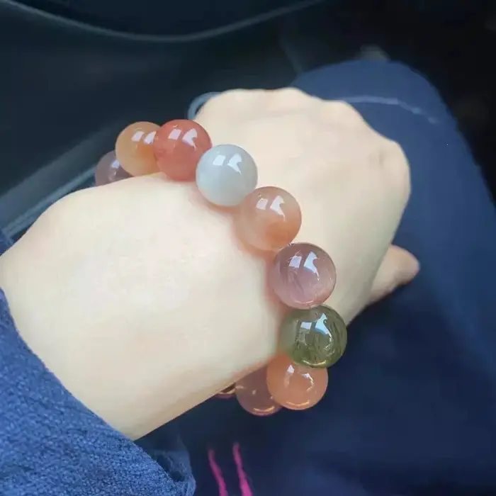 Bracelet en agate naturelle pour femmes, nouvelle collection 2026, bracelet multi-pierres de qualité