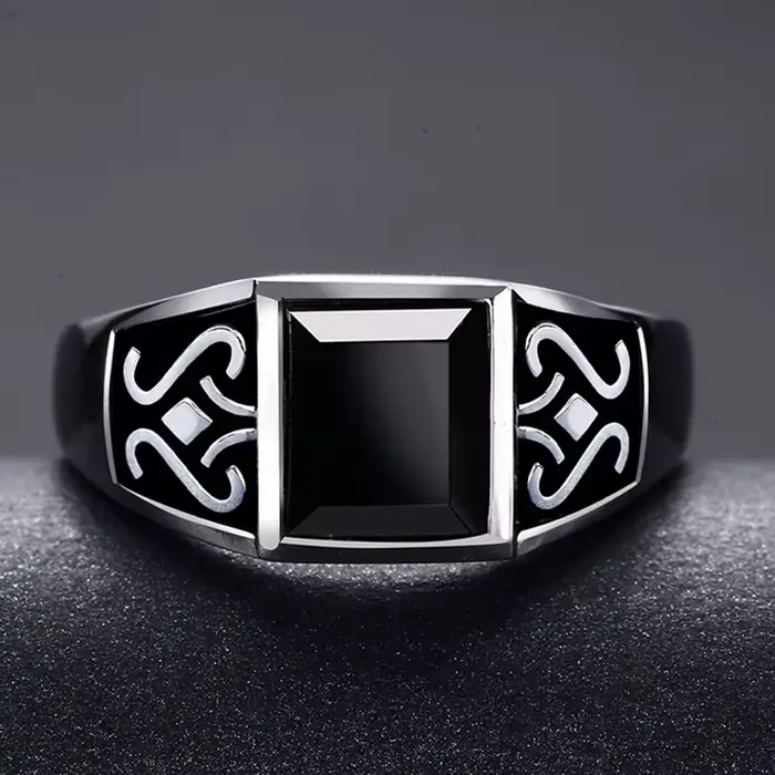 Nouvelle bague vintage en argent 925 pour homme et femme, bijoux simples en argent sterling, cadeau 