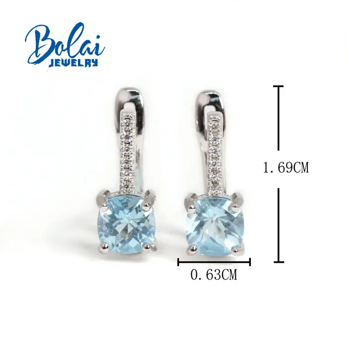 Boucles d'oreilles en argent pour femmes et filles