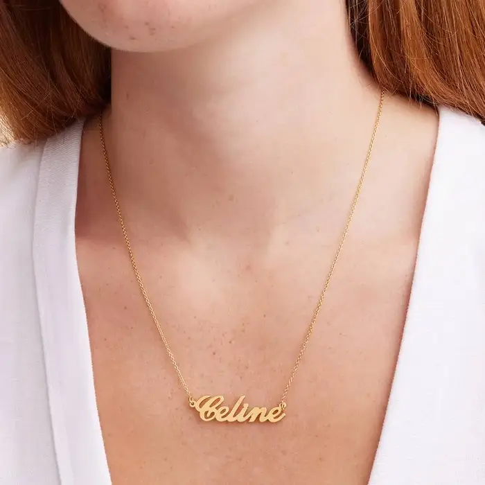 Lemegeton Collier personnalisé pour femme
