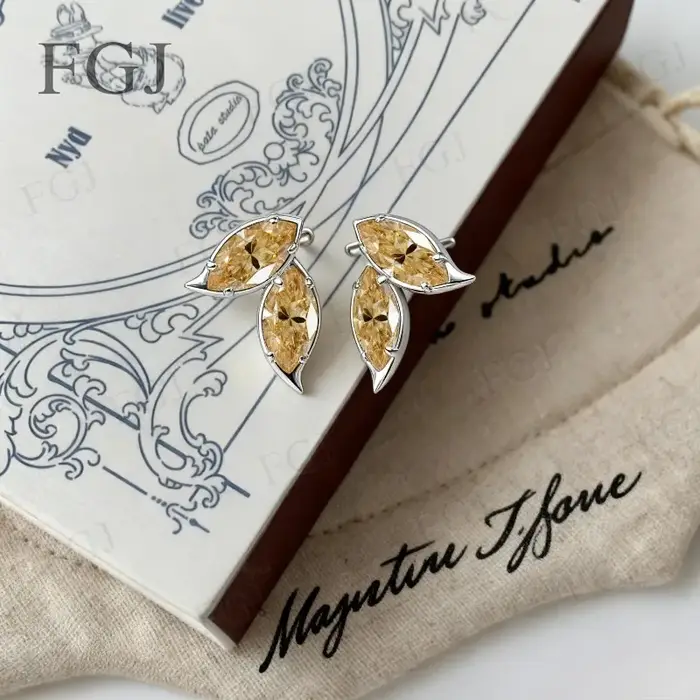 Boucles d'oreilles personnalisées en argent Sterling 925