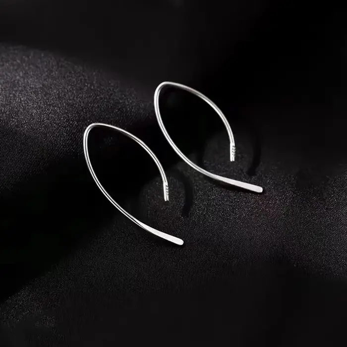 Boucles d'oreilles en argent Sterling 925 véritable pour femmes