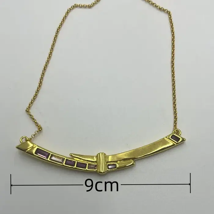 Nouveau Collier Été Scintillant en Cristal Coloré Pendentif Plantes pour Femme Occasions Spéciales Fêtes Anniversaires