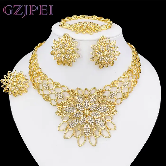 Ensemble de bijoux de luxe pour femmes