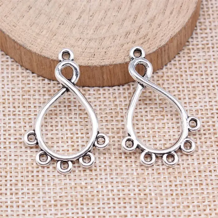 Boucles d'oreilles torsadées découpées pour bijoux DIY accessoires pour téléphone personnalisable pour femmes et créateurs