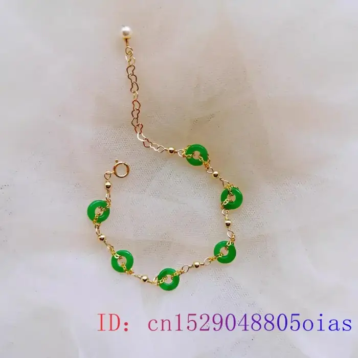Bagues en Jade véritable naturel vert