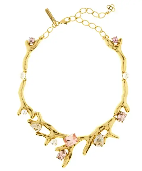 Bijoux européens et américains : Nouveau collier en cristal de corail vent d'océan