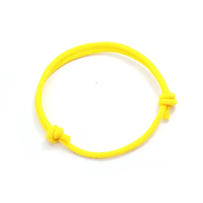 Bracelet en corde réglable fait à la main pour hommes, chaîne fine de 4mm, cadeau pour lui, fil port