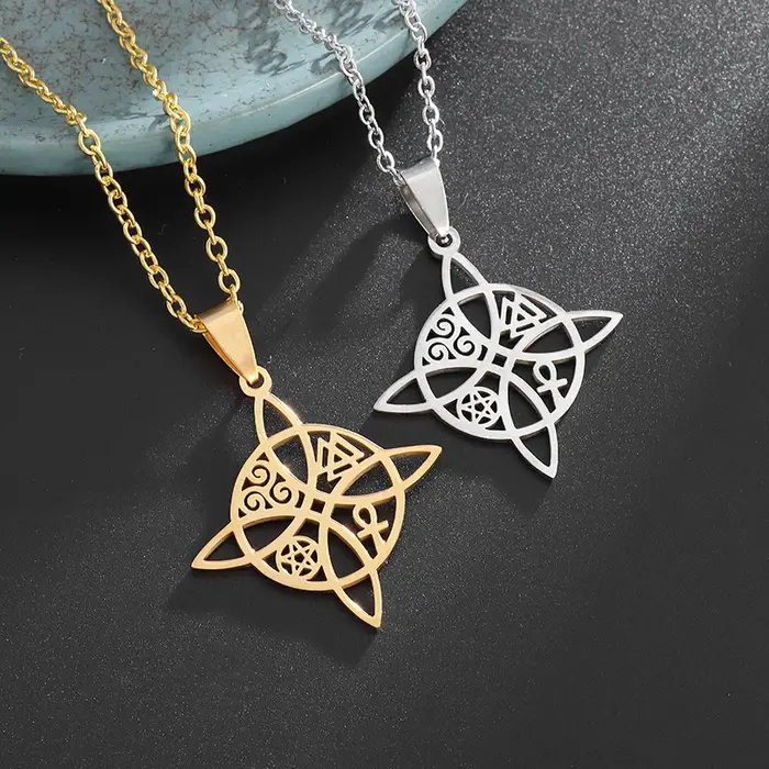 Collier nœud de sorcière de sorcellerie