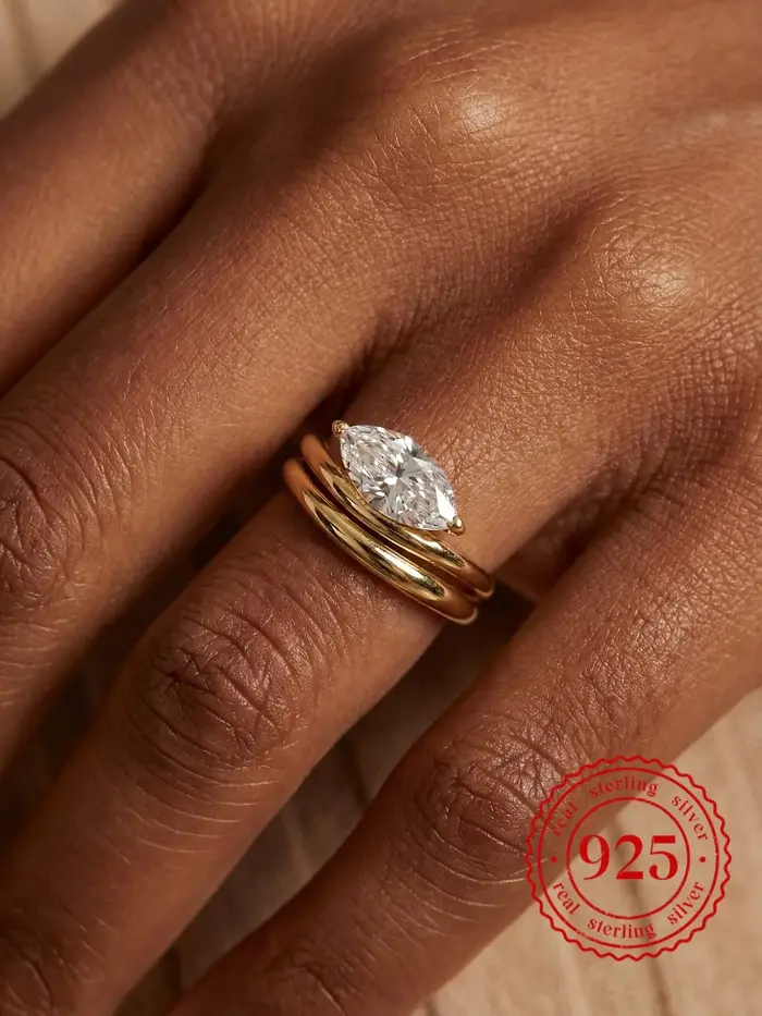 Bague en argent Sterling 925 pour femmes