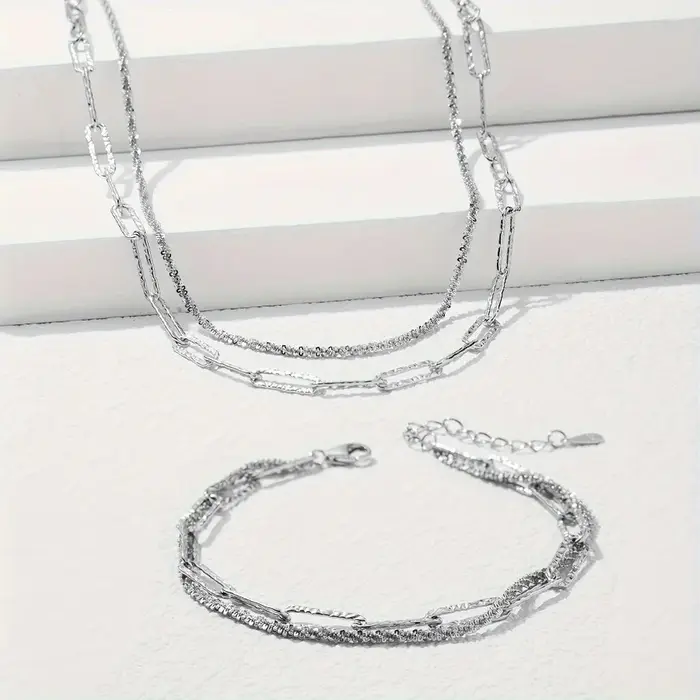 Ensemble de 2 Breloques en Argent Sterling 925 Fin Design pour Femme et Homme Occasions Spéciales