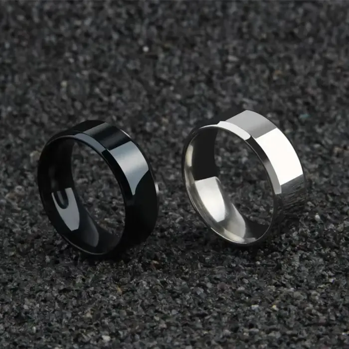 Bague de bijoux à breloques pour hommes et femmes